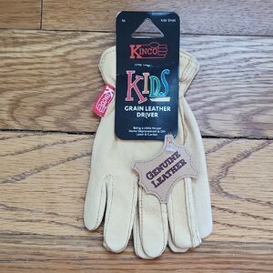 [16]Kids Unline Leather Gloves